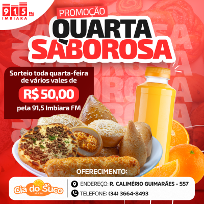 PROMOÇÃO QUARTA SABOROSA 